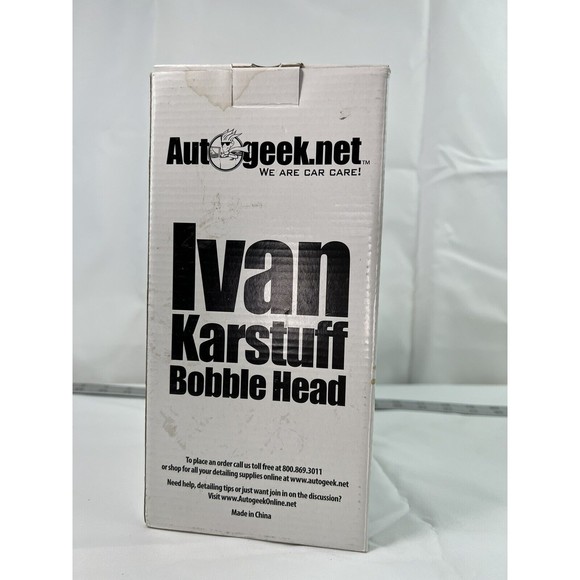 Ivan Karstuff by Autogeek USA Bobblehead‎ and Original New In Box (Very Rare) - Picture 5 of 5